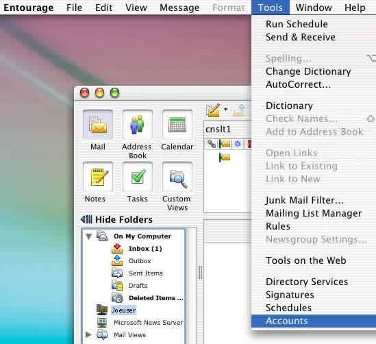 screenshot mac entourage