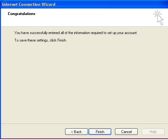 Outlook 2000 POP mail screenshot